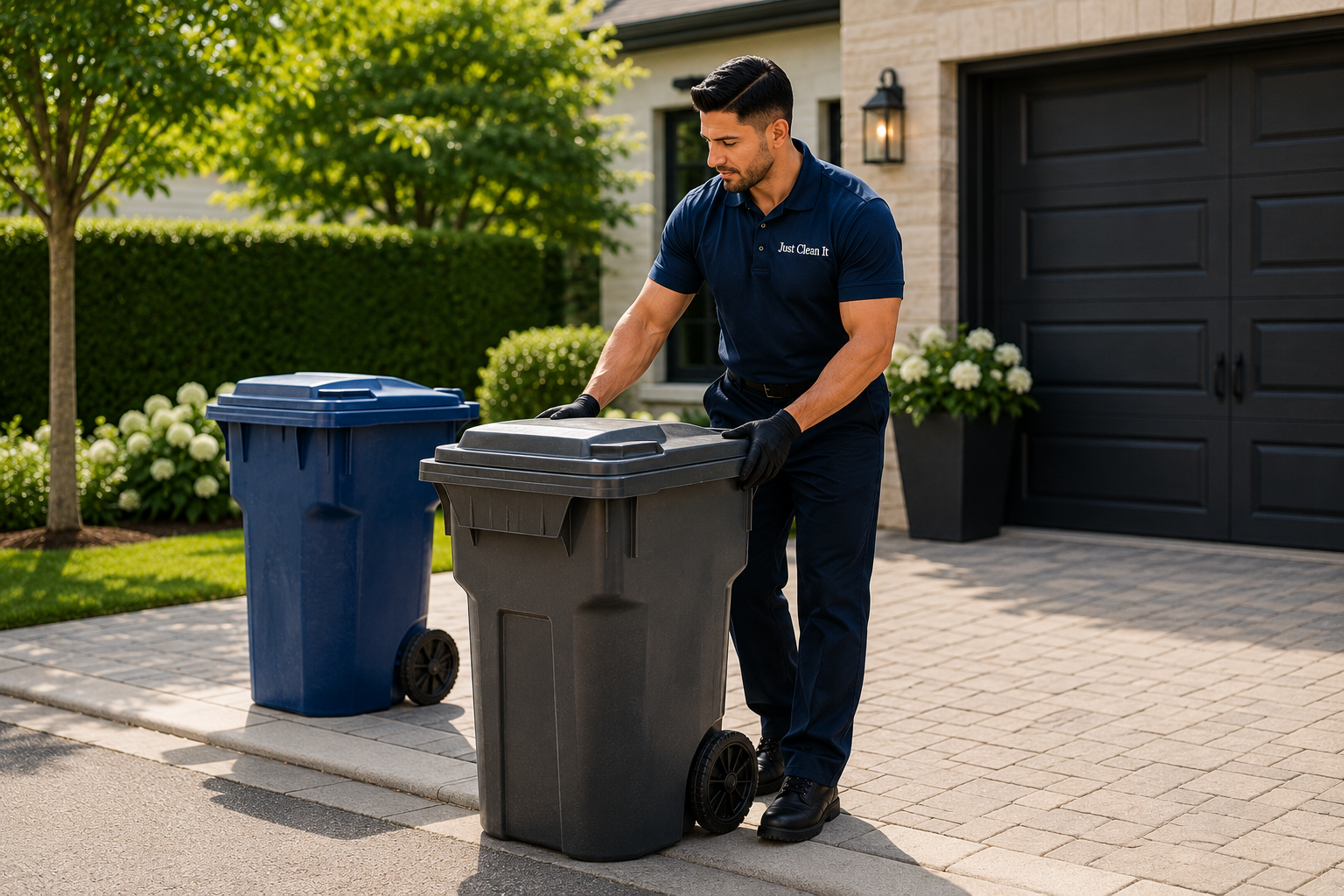 Bin in and bin out service