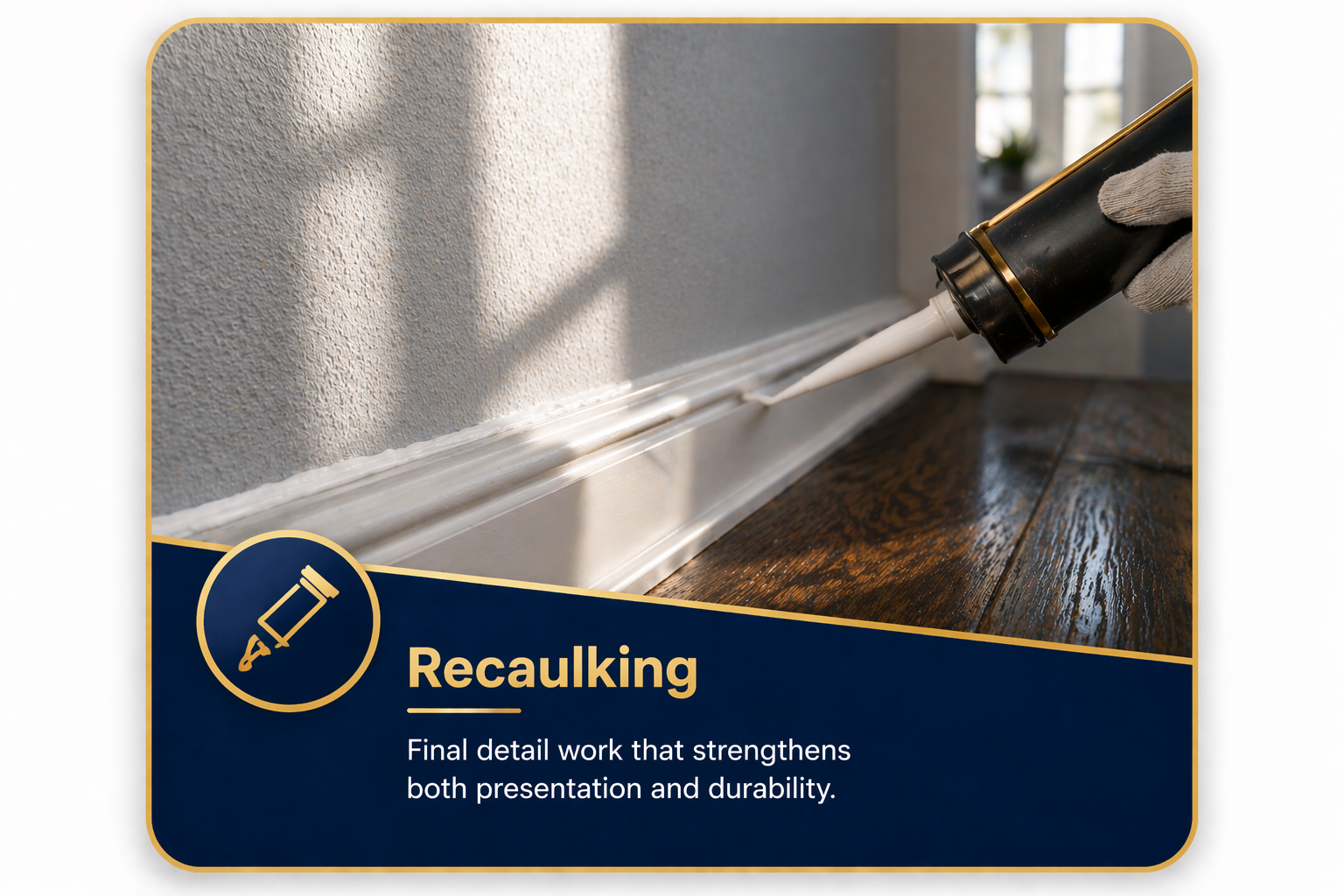 Recaulking