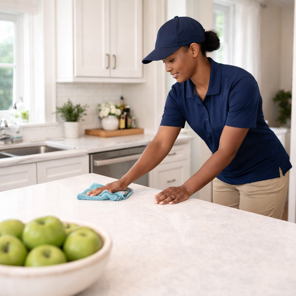 Professional cleaning maintaining a clean and balanced home environment