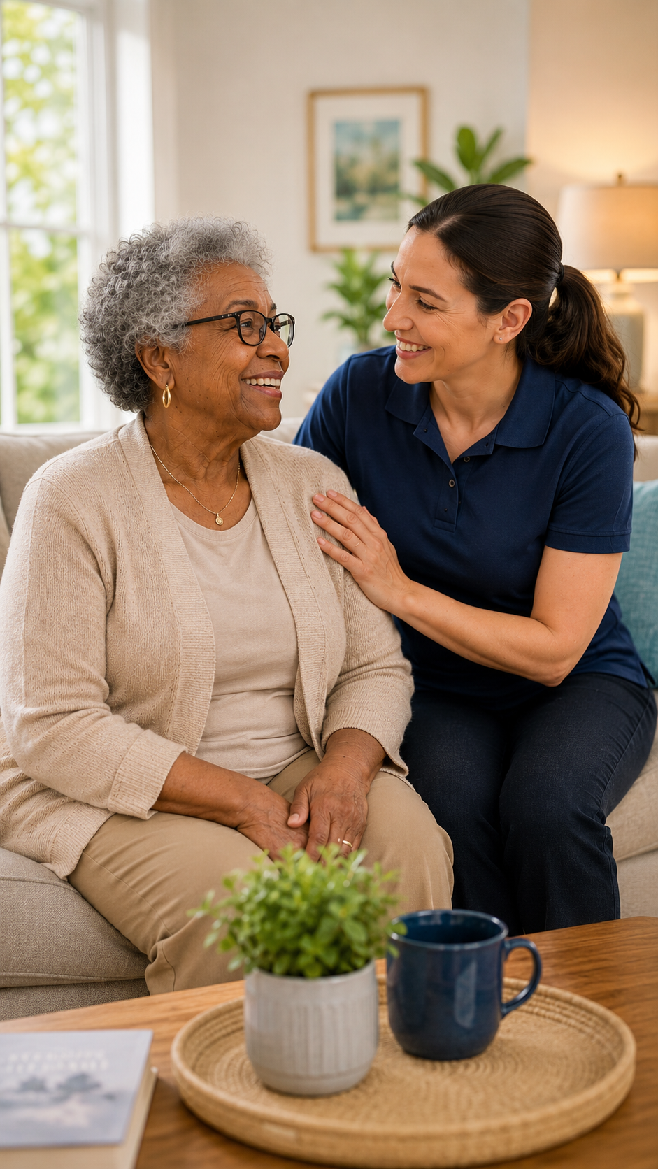 Trusted support for aging parents