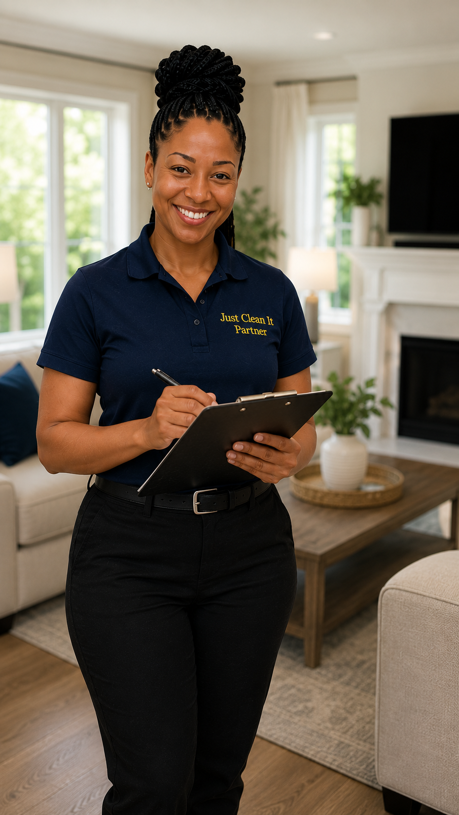 Just Clean It employee-based team providing regular recurring house cleaning