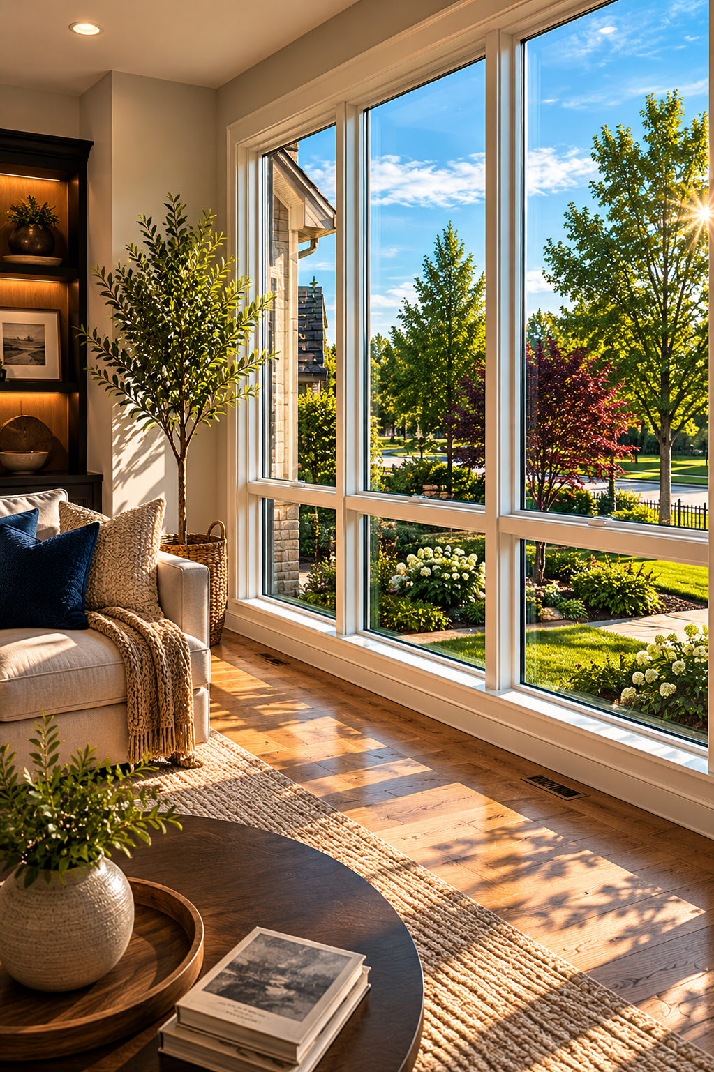Professional window cleaning available as a standalone service or with a Deep Clean Reset