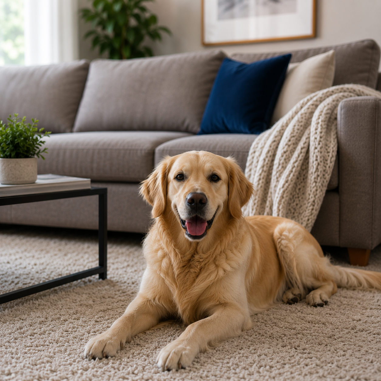 Pet odours in a home environment
