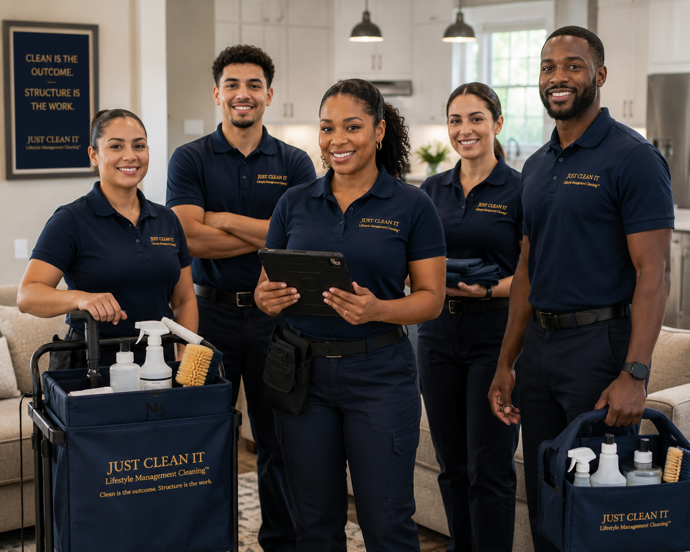 Employee-based Just Clean It team behind the service standard