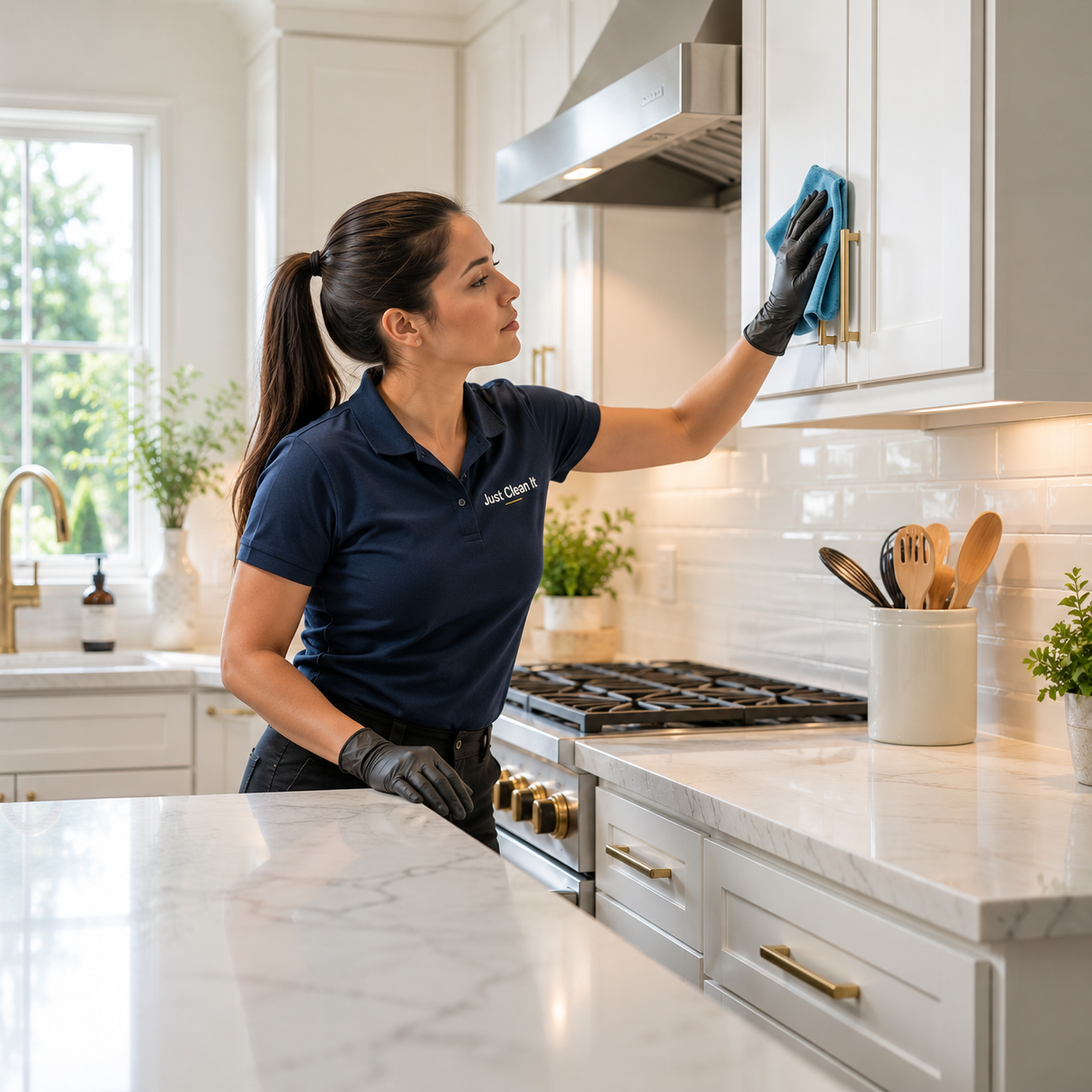 Deep clean reset service in a kitchen