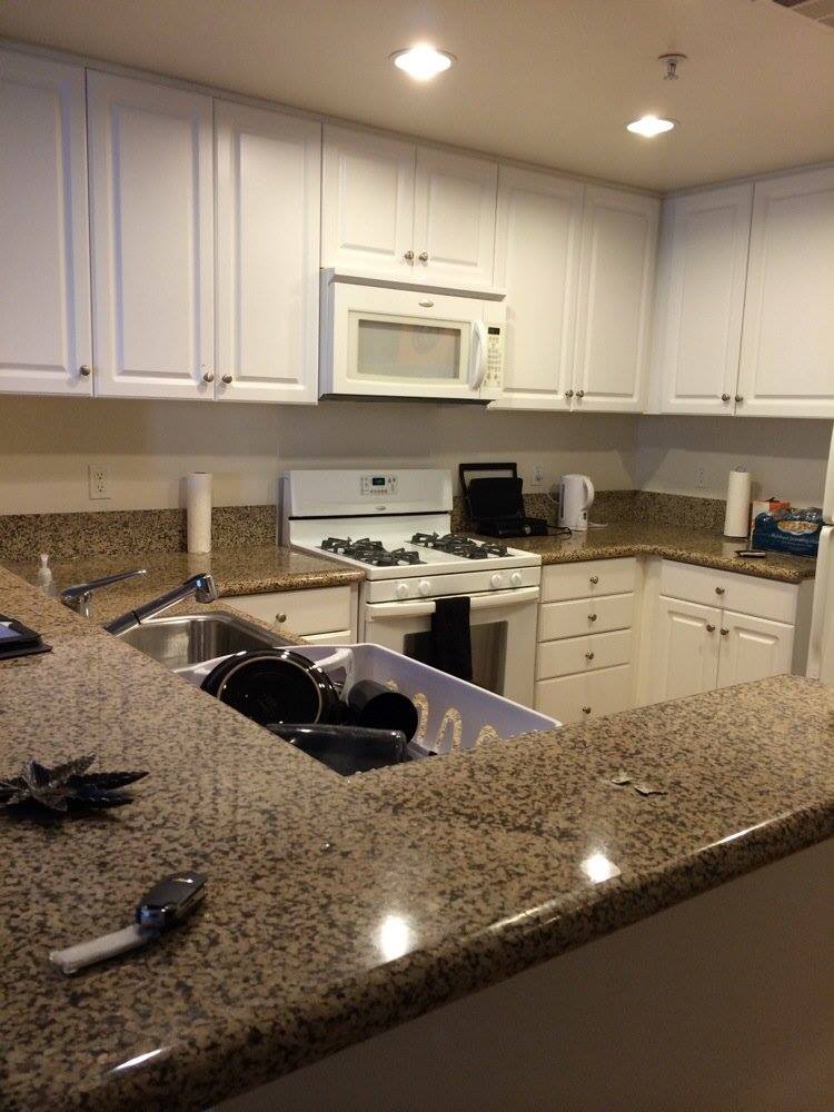 After deep cleaning kitchen