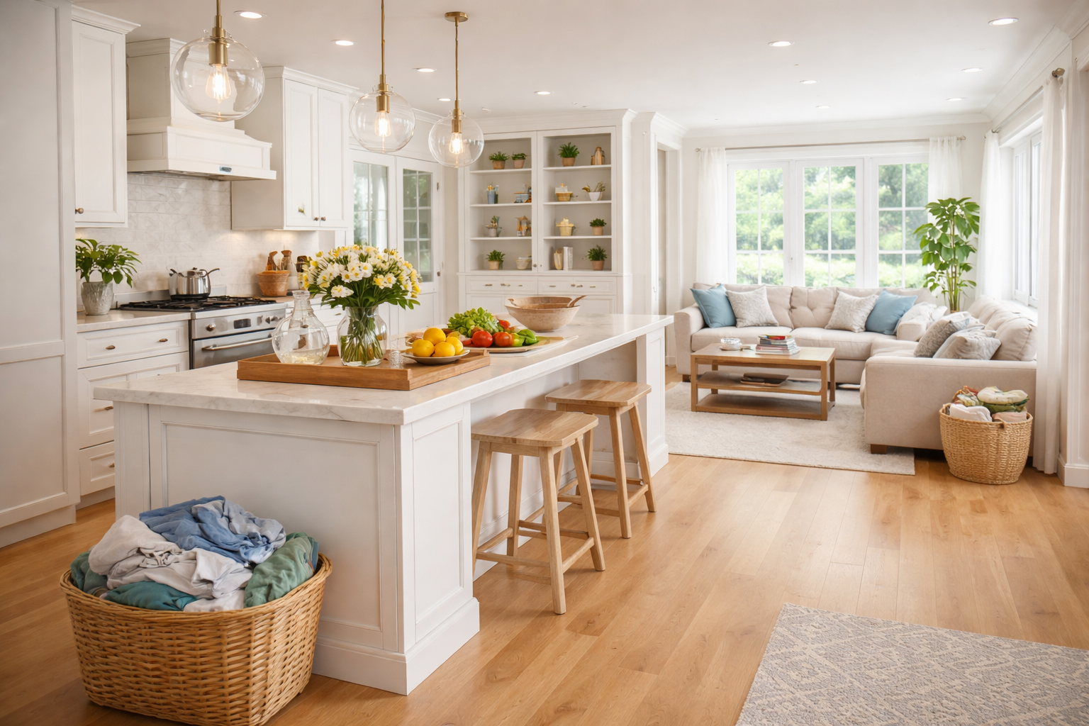 Structured home environment representing non-medical home infrastructure