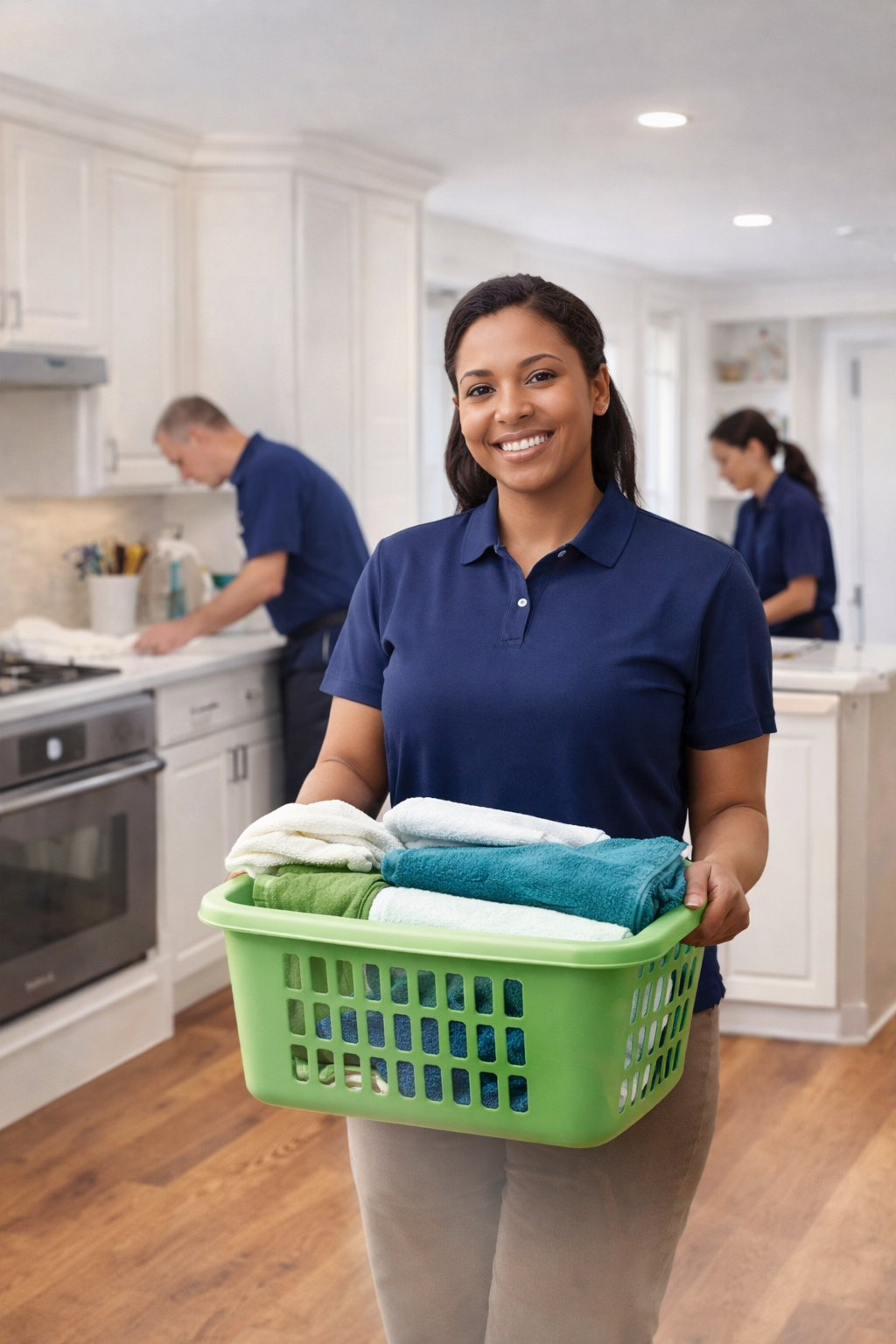 Employee-based lifestyle management team delivering structured household support