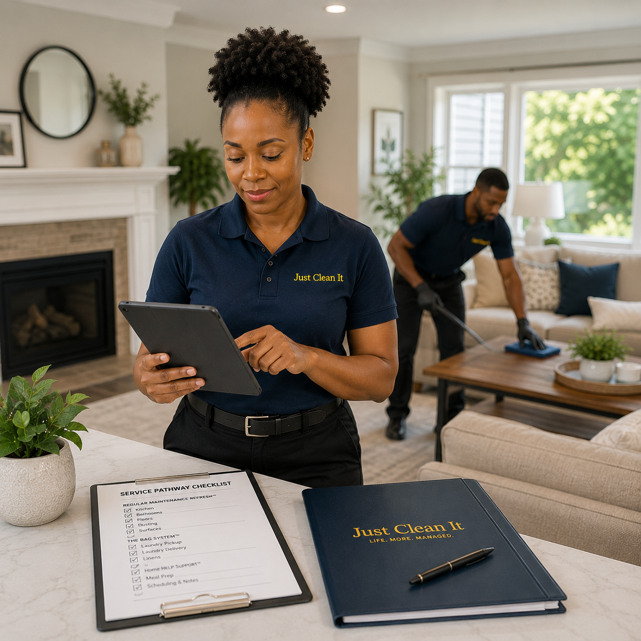 Quality control checklist and structured service pathway