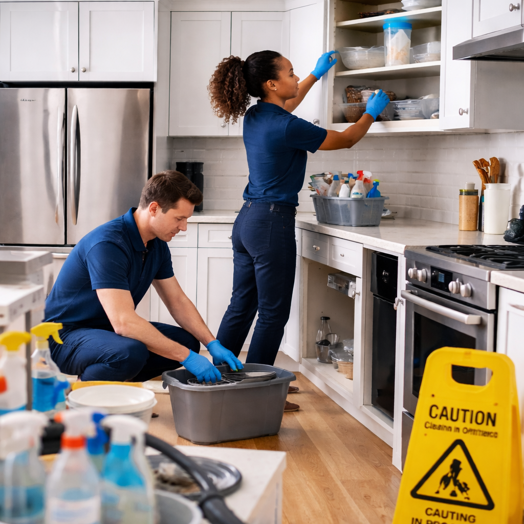 Environmental preparation prior to pest control treatment