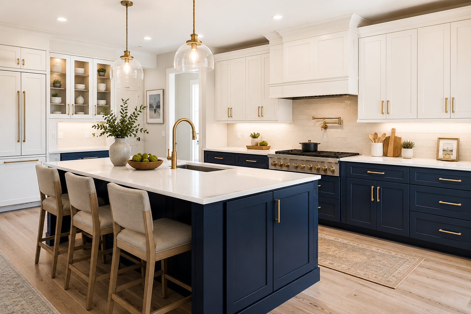 Cabinet and interior refresh painting