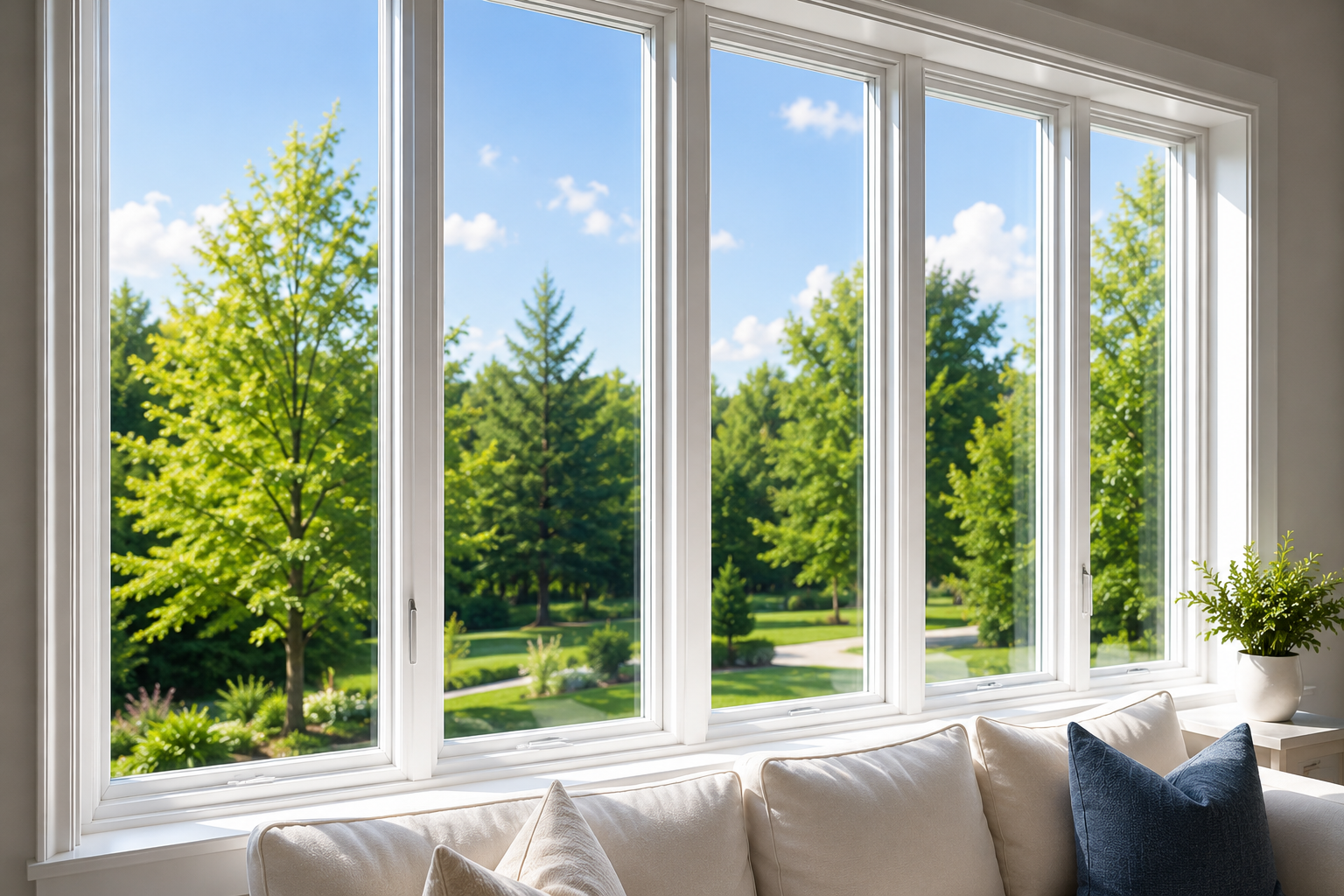 Window cleaning for brighter sightlines