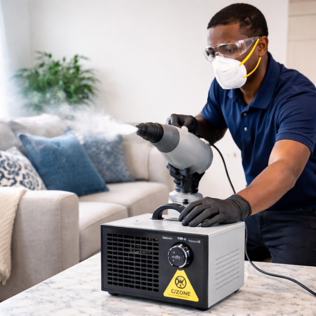 Targeted odor correction available following property assessment