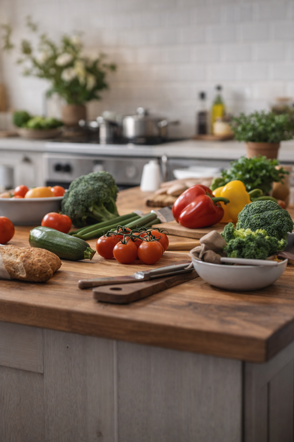 Meal preparation and kitchen continuity in the home