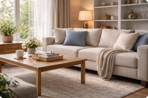 A lived-in, stable home environment maintained through the Lifestyle Management Cleaning™ system