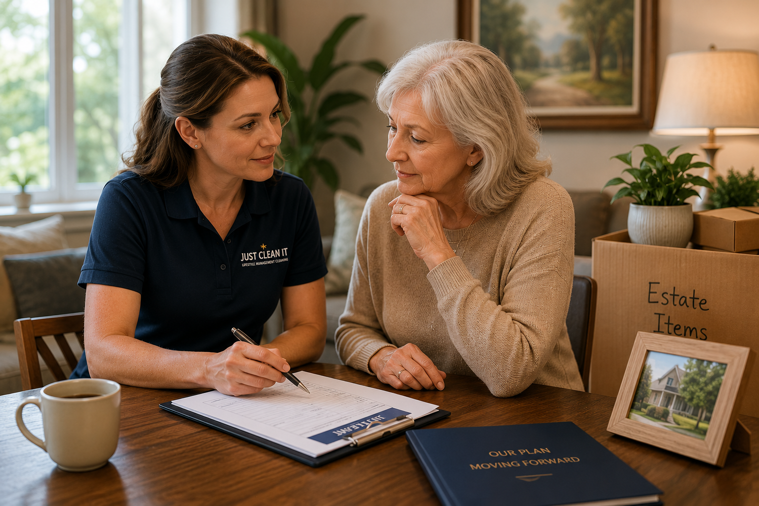 Life transitions and estate responsibilities support