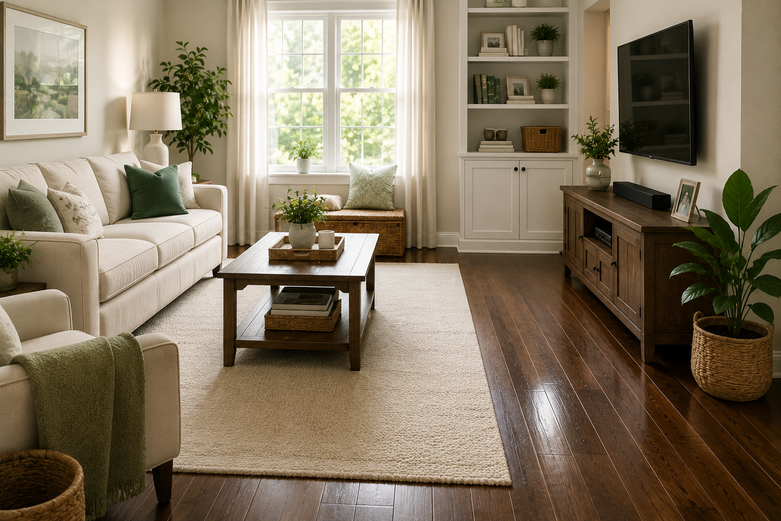 Continuity and stability in a calm, well-maintained living space