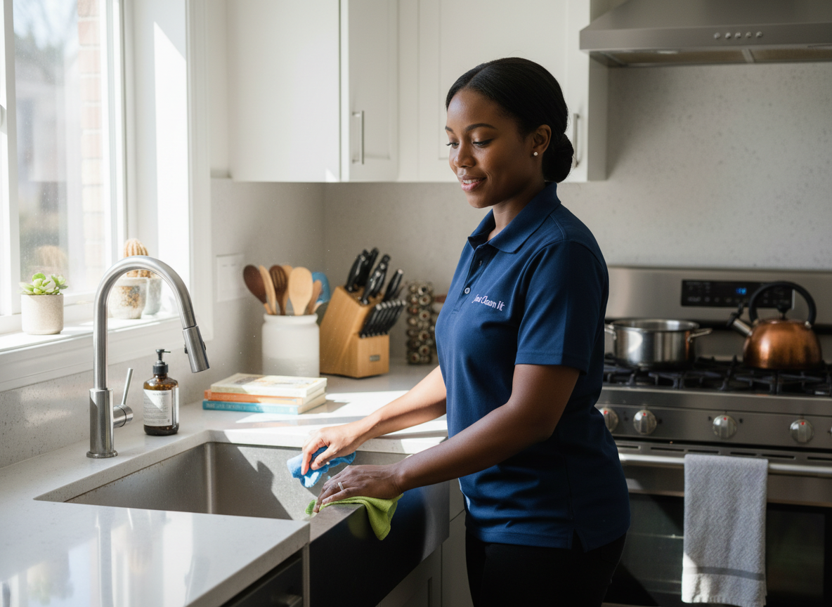 Kitchen continuity maintenance by Just Clean It professional