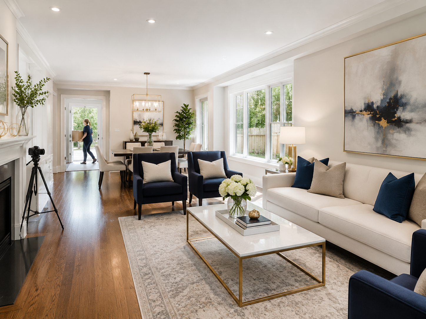 Bright and polished home fully prepared for listing photography and buyer showings