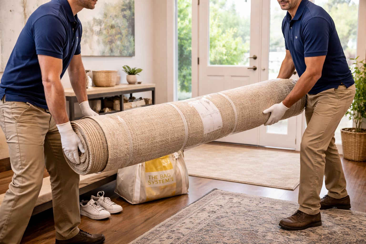 Just Clean It rug pickup service