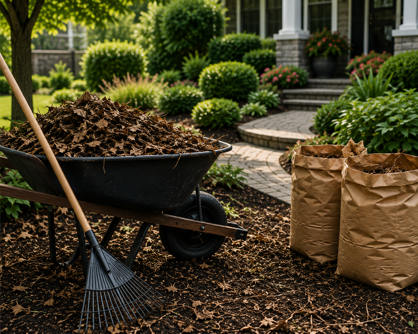 Heavier seasonal property care for larger outdoor cleanup needs