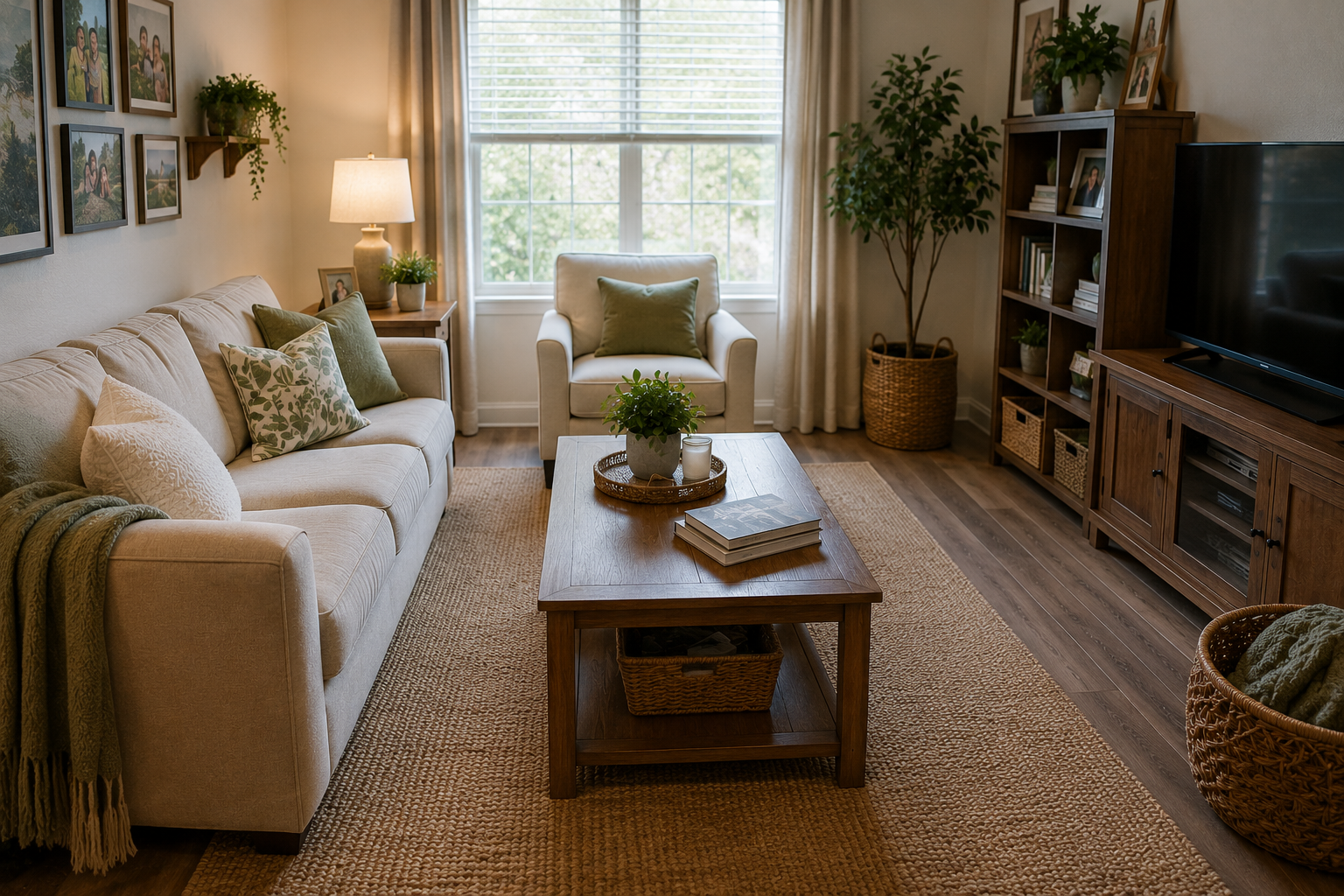 Interior living space restoration support