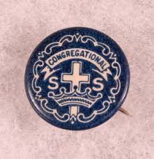 Congregational Sunday School pin