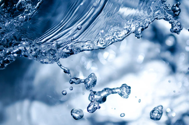 Close-up of splashing water droplets