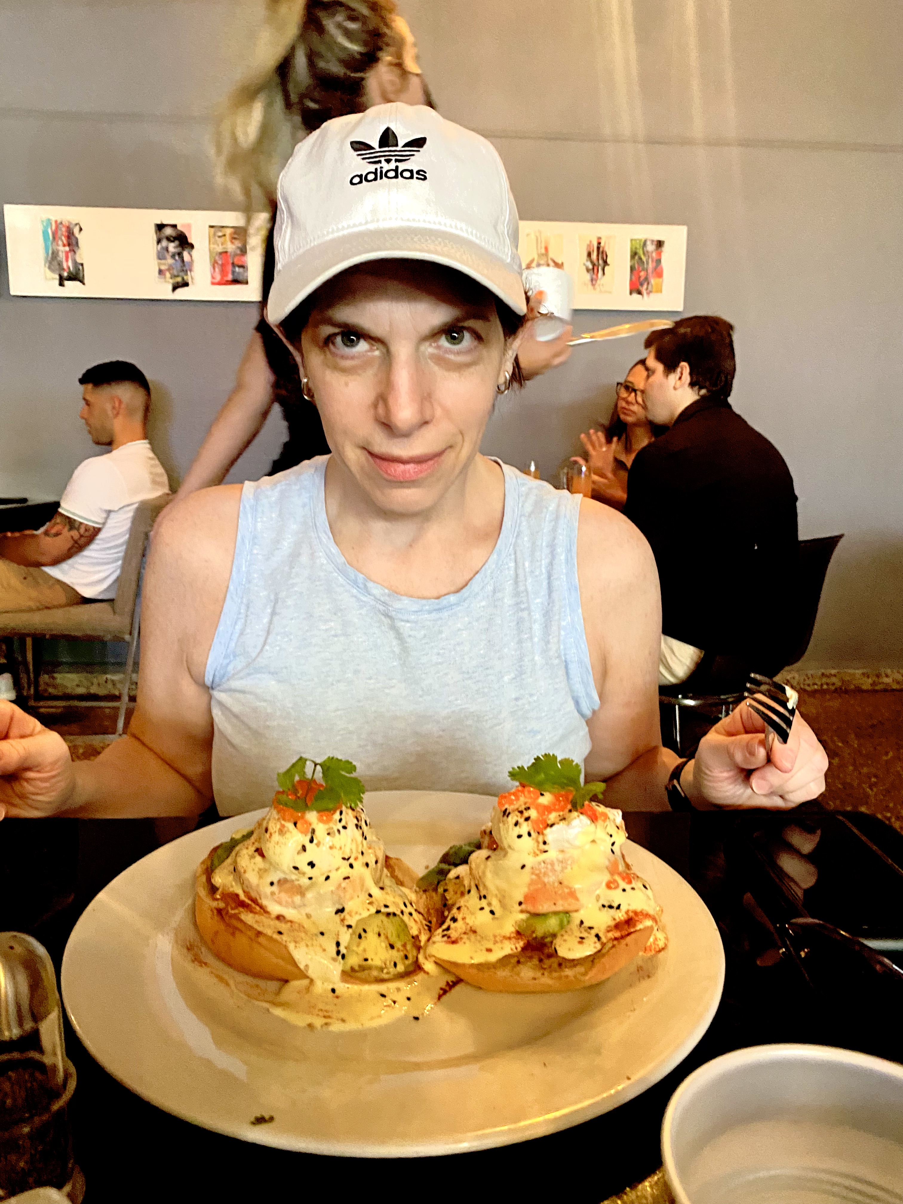 Brunch dish at a San Juan restaurant