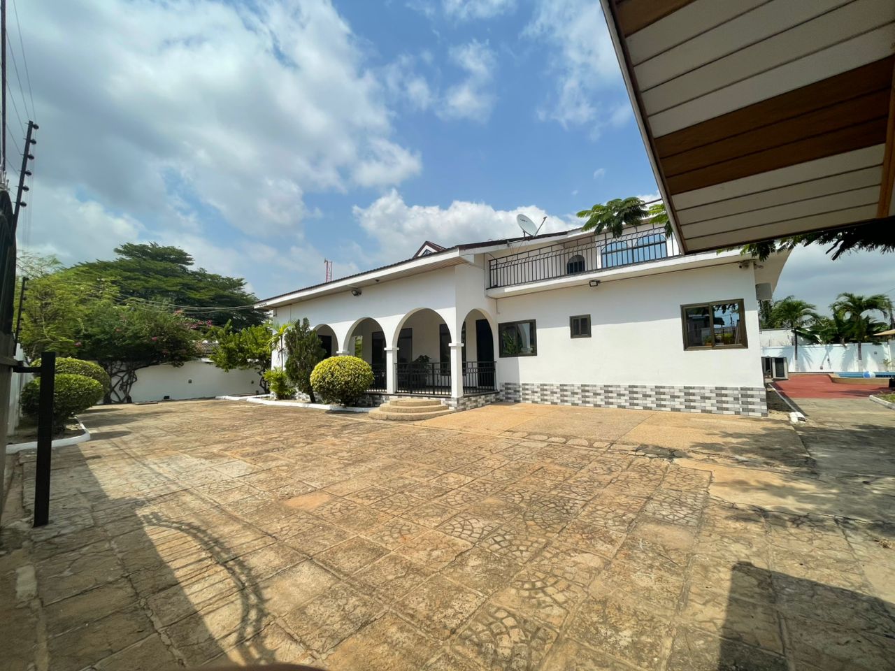 Nteasee House terrace — home of Shark Bar rooftop lounge