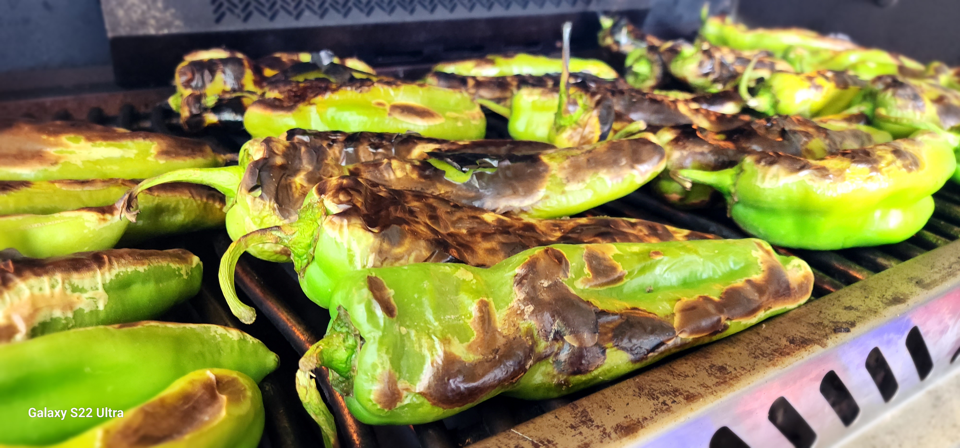 Fire-roasted Hatch chiles