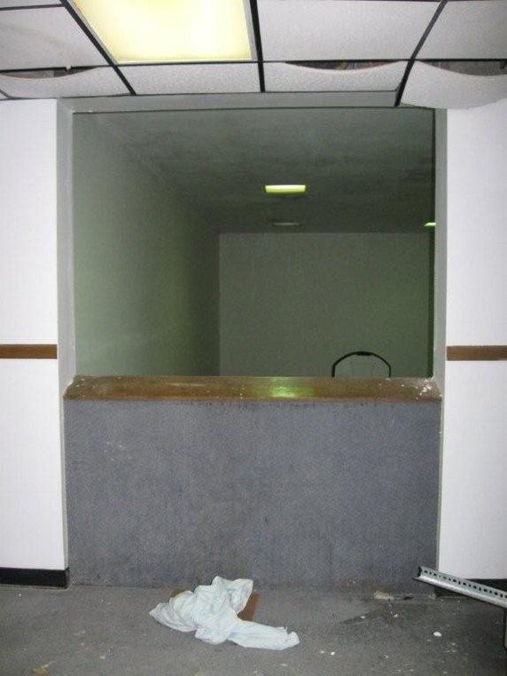 Majestic Office Center before construction - cafe area