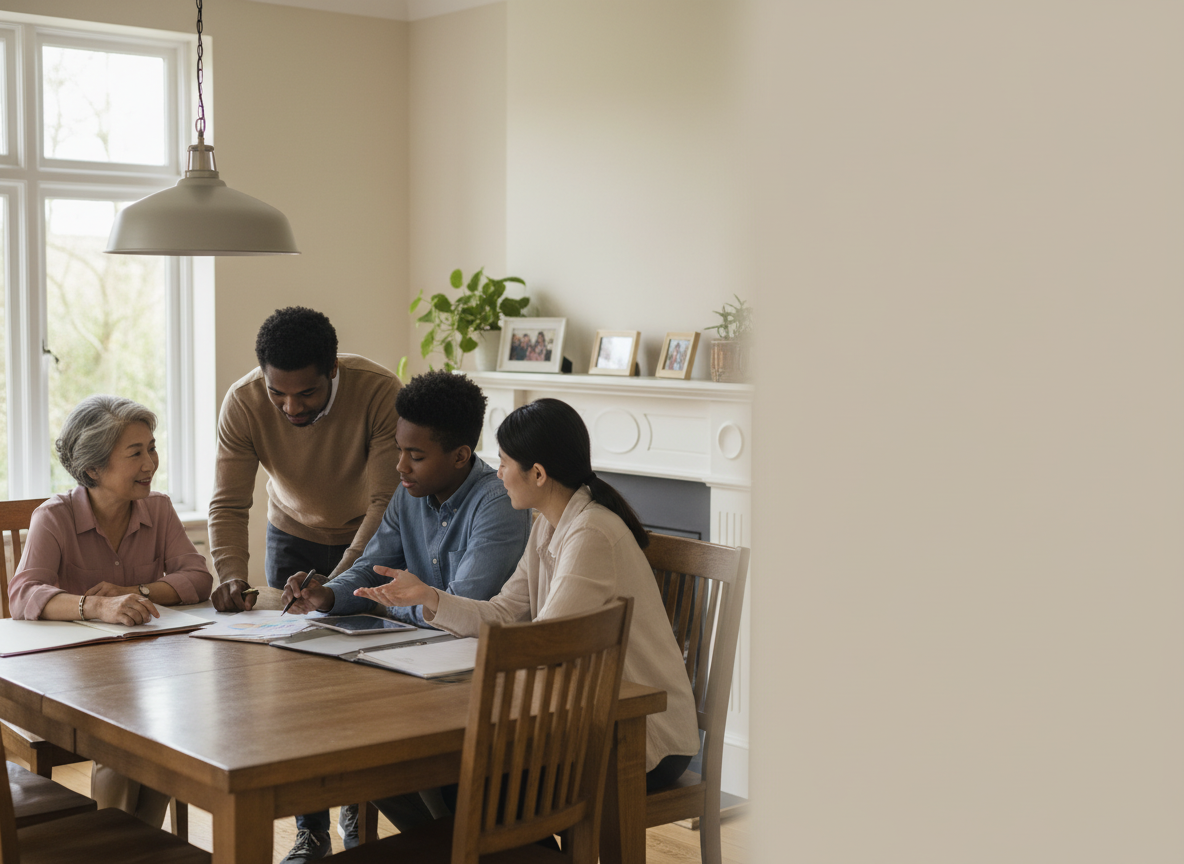 Estate Planning - Family at Table