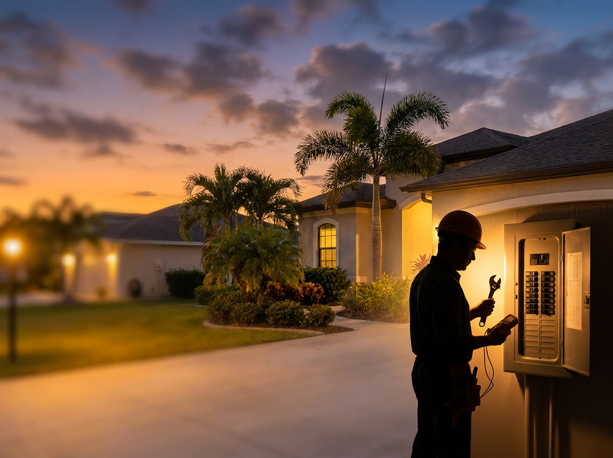 Residential electrical service background