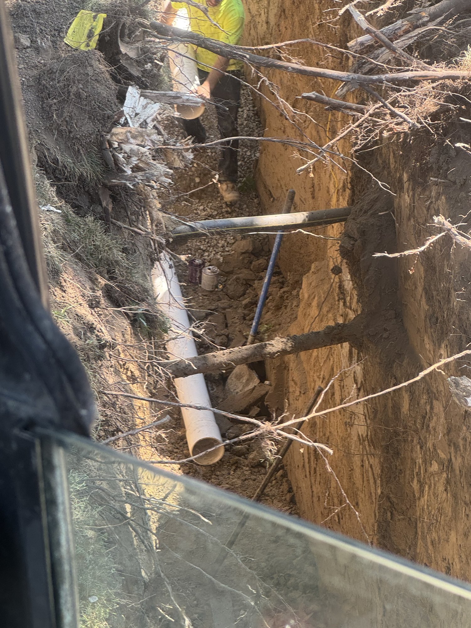 Sewer Replacement — Root-Damaged Line
