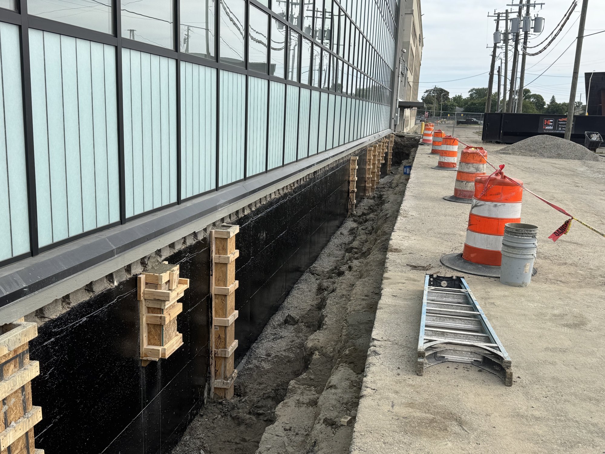 Commercial Foundation — Full Trench Elevation