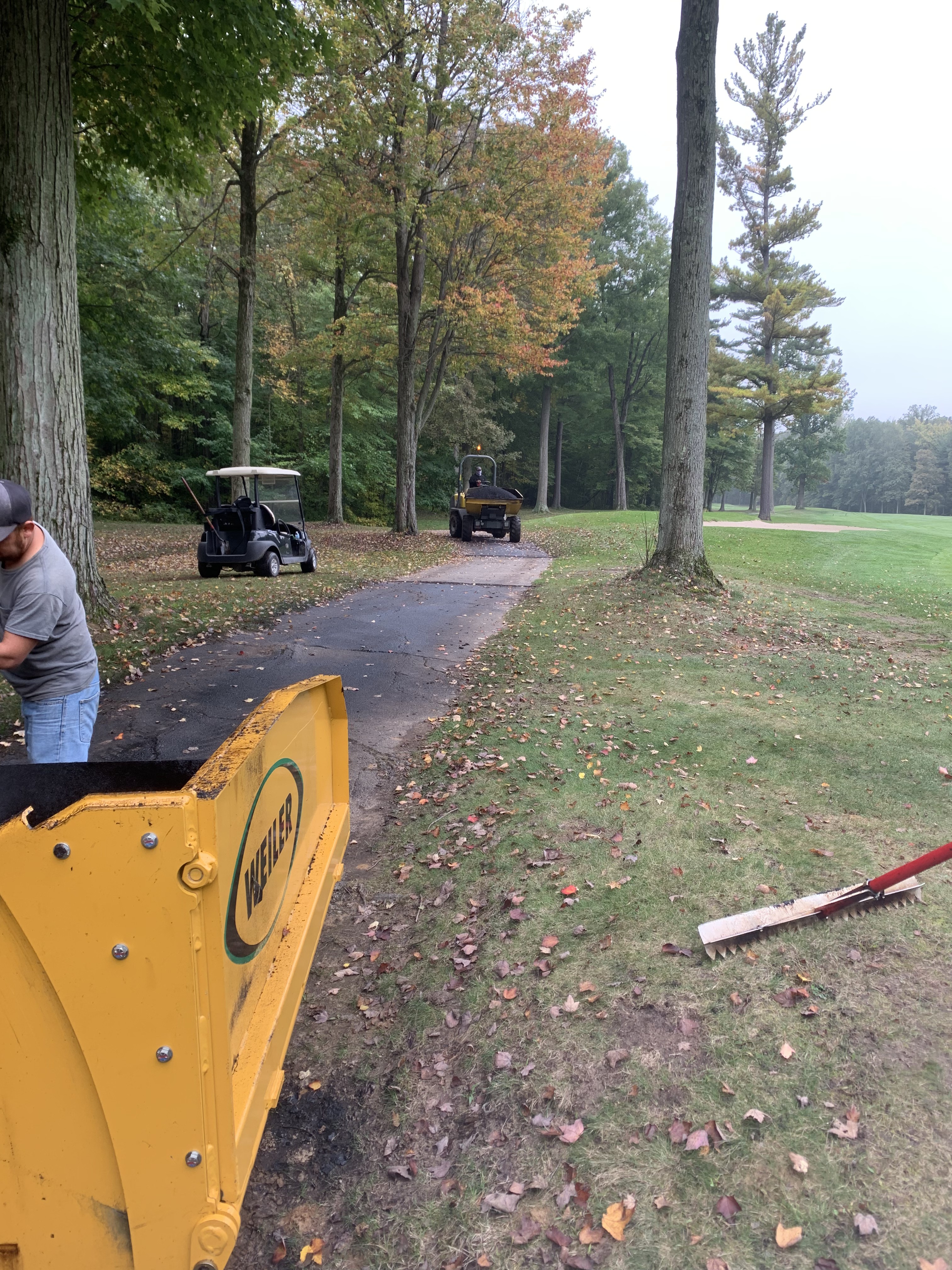 Asphalt Cart Path Paving