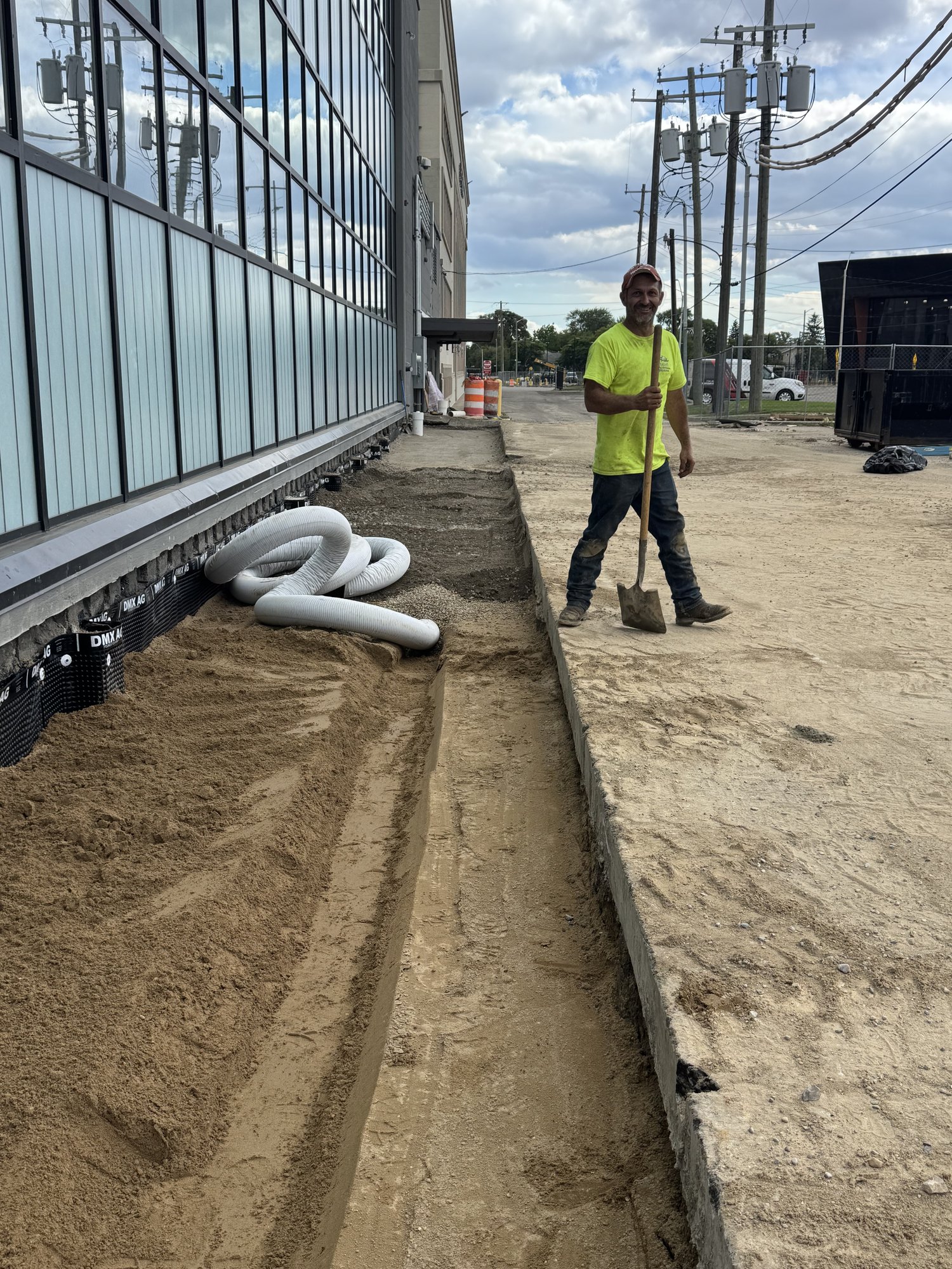 Backfill Underway — Delpres Crew On Site