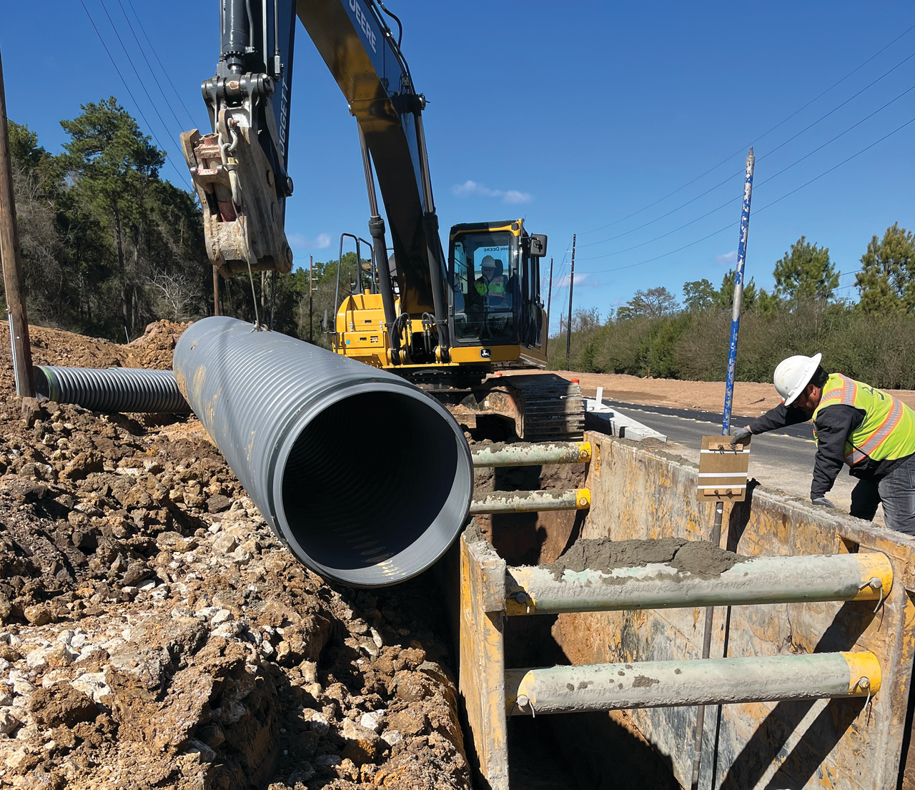 Large Diameter Pipe Installation