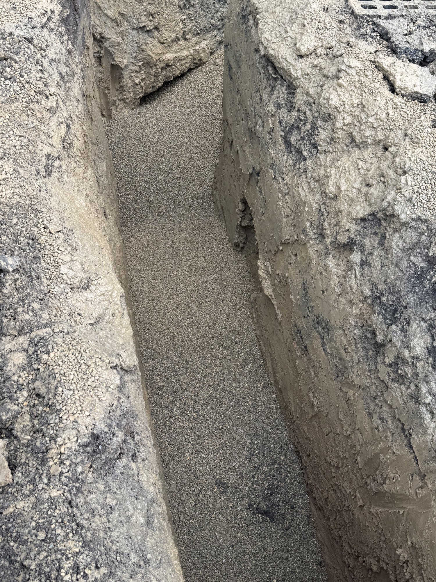 Trench Stone Bedding — Pipe Support Preparation