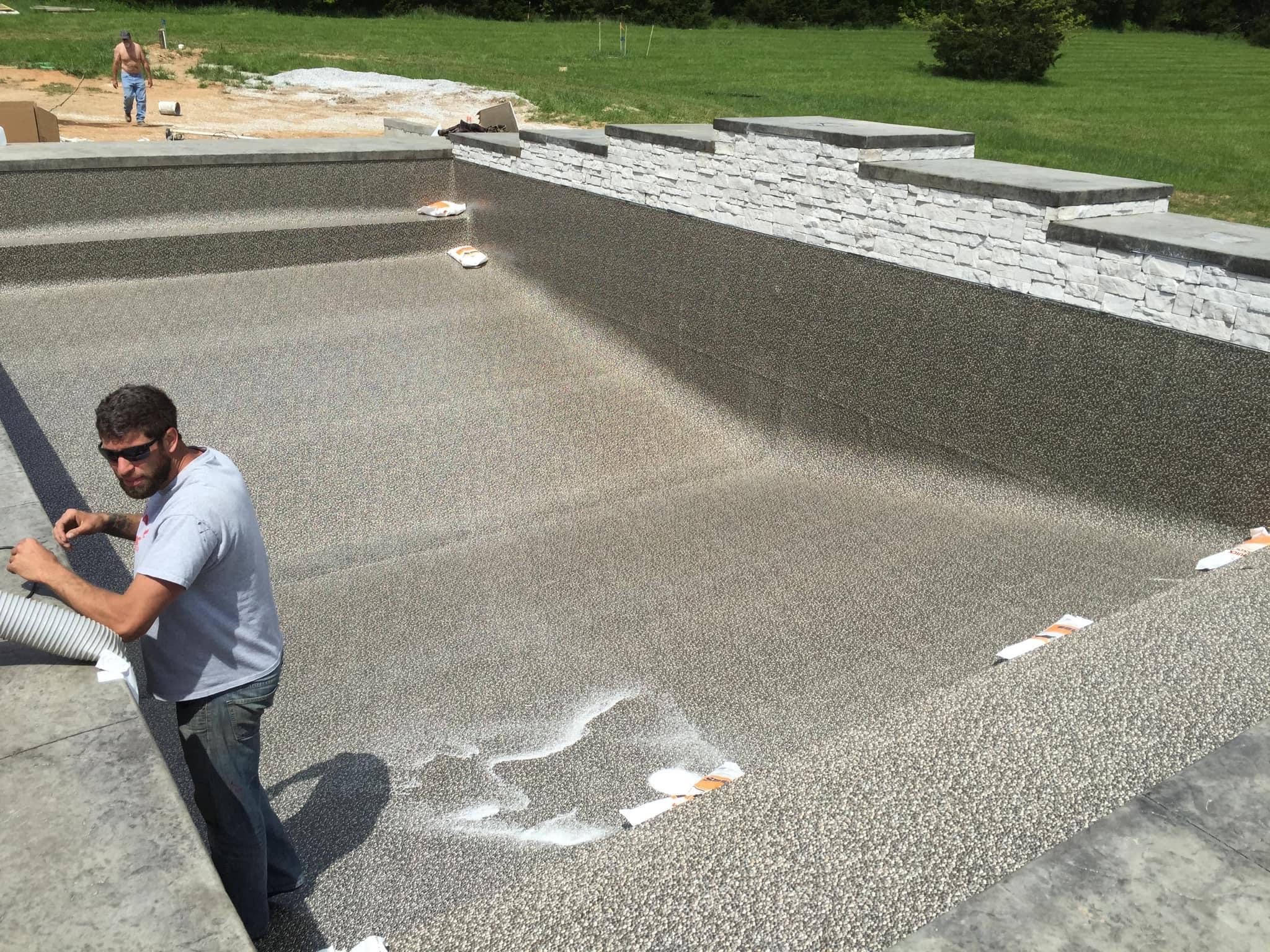 Inground Pool — Mid Construction