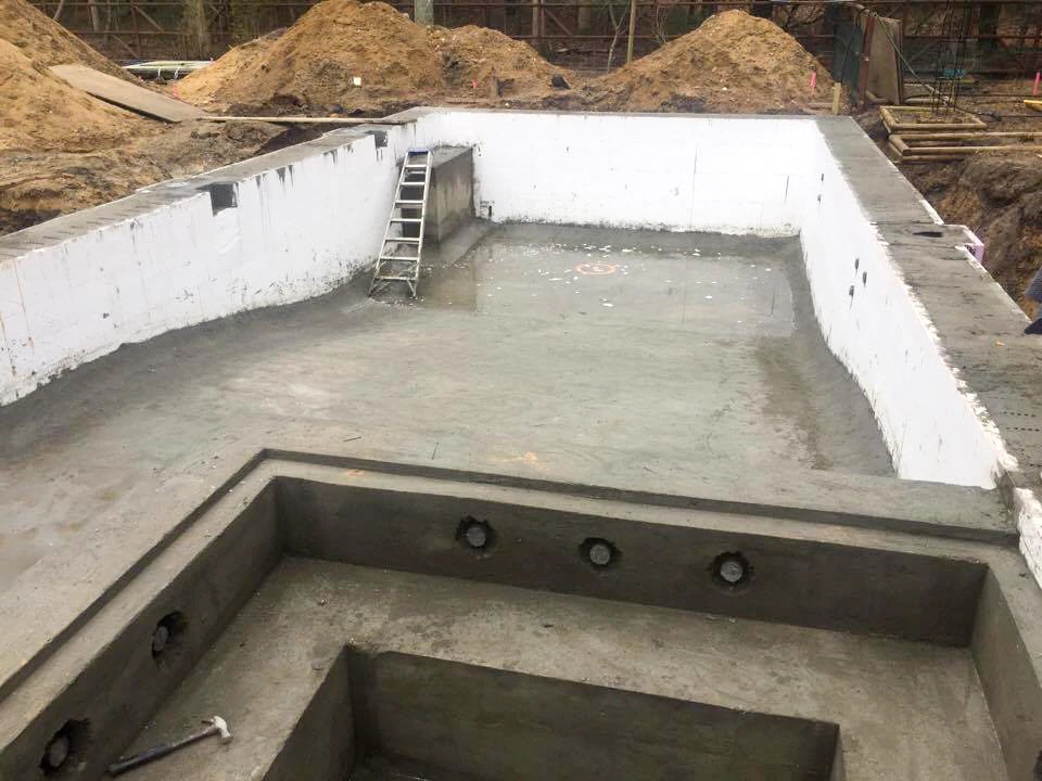 Pool Shell — Fresh Plaster Floor
