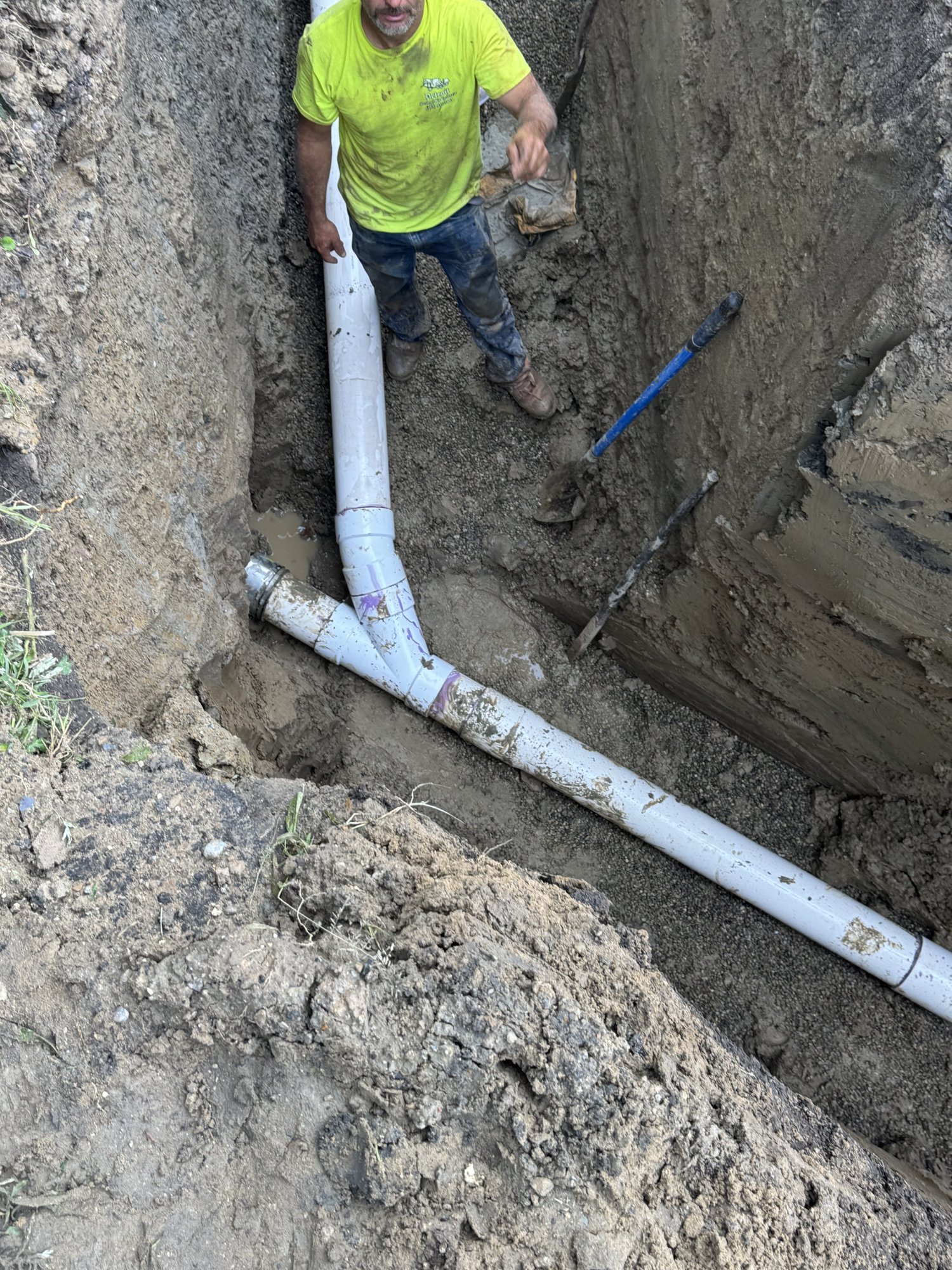 Sanitary Sewer Installation — Wye Connection