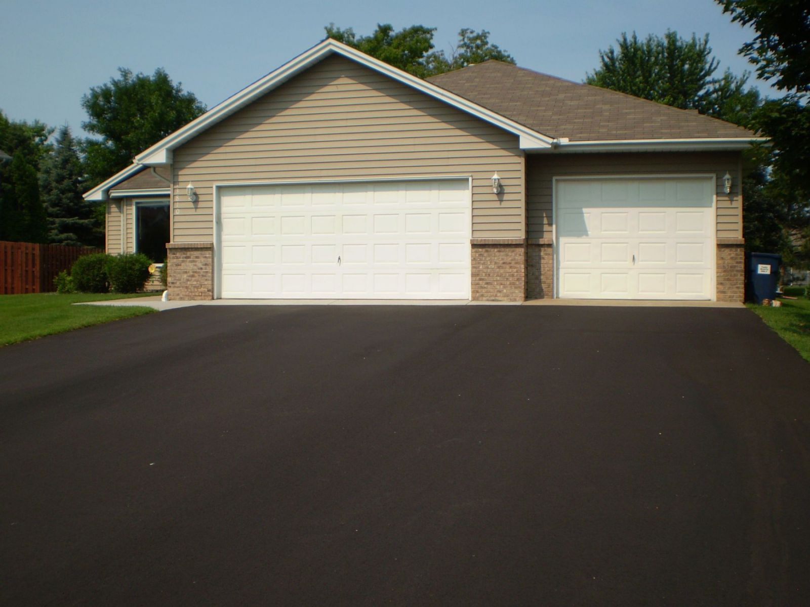 Residential Asphalt Driveway — Finished