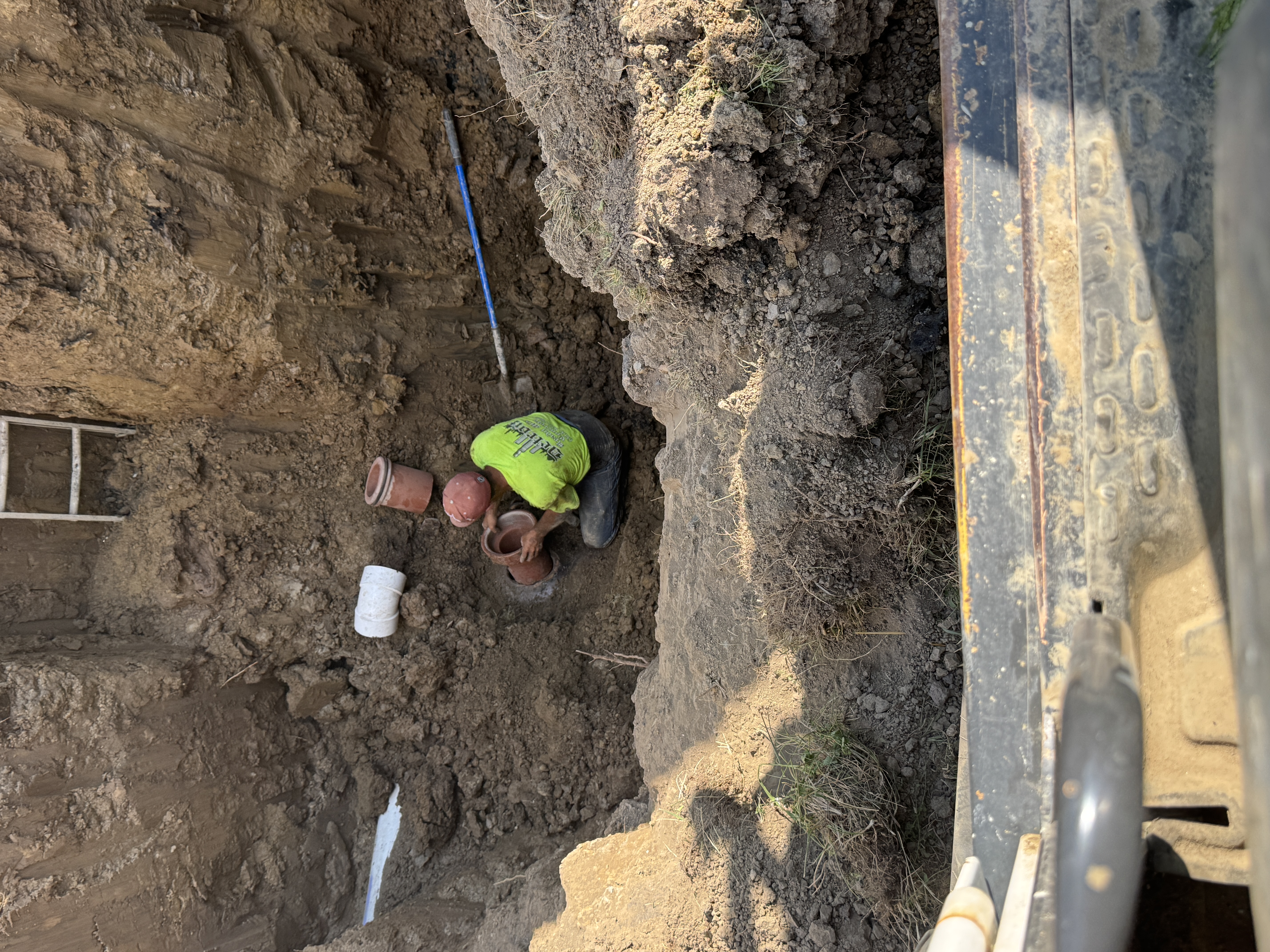 Water Line Repair — Trench Work