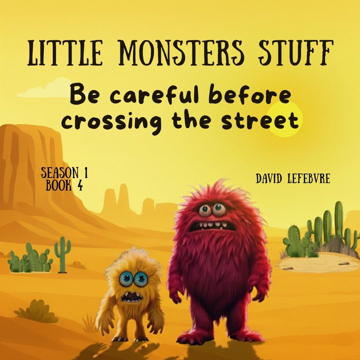 Cover of Be Careful Before Crossing the Street, a MYCORO Monsters picture book