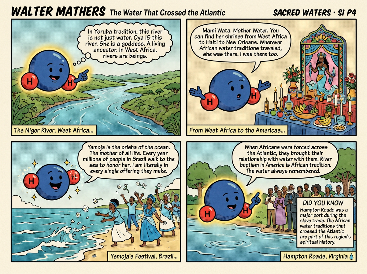 Walter Mathers comic strip — Sacred Waters S1 P4
