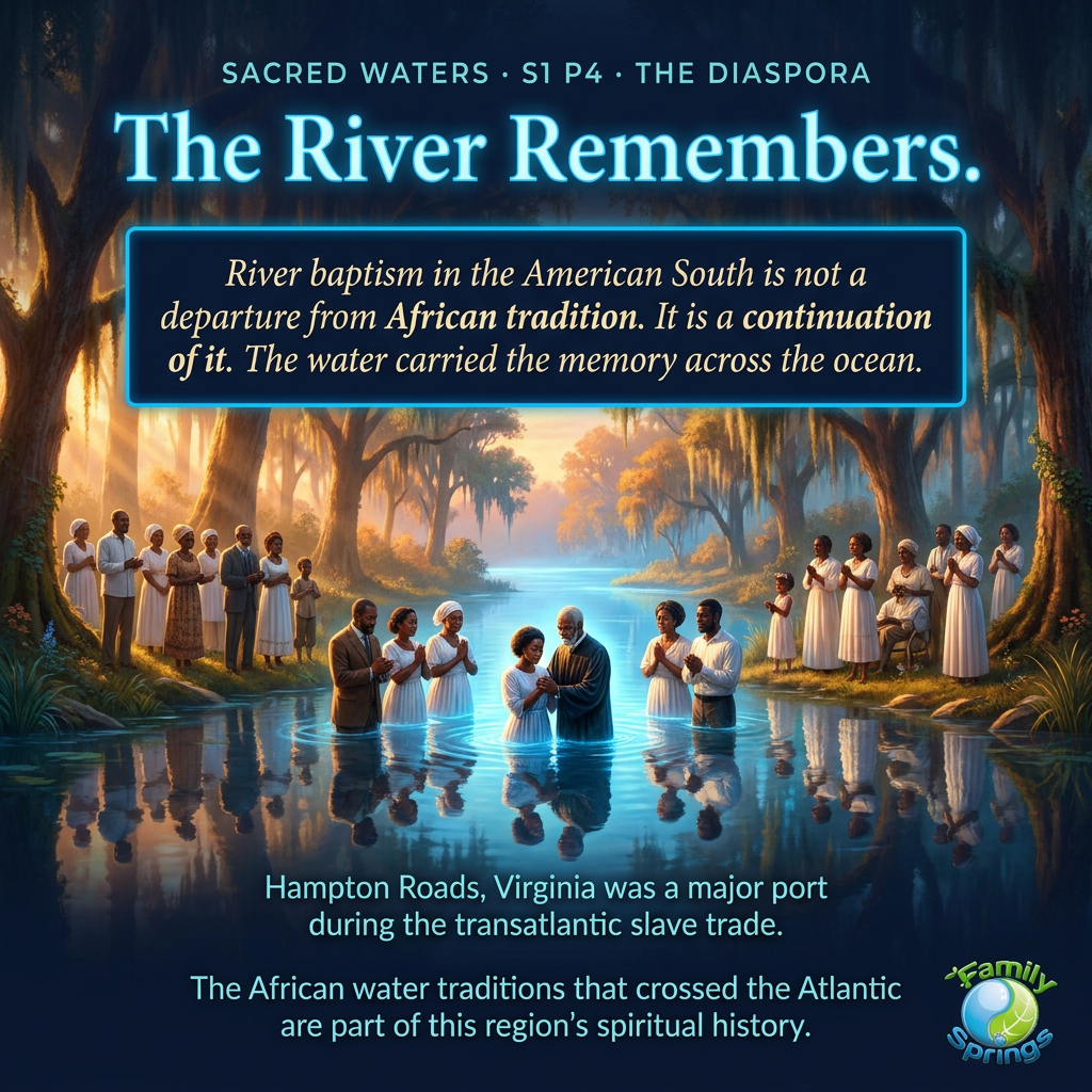 River baptism — African water tradition in Hampton Roads