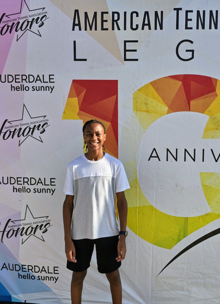 Ethan Wooten at the American Tennis Association event