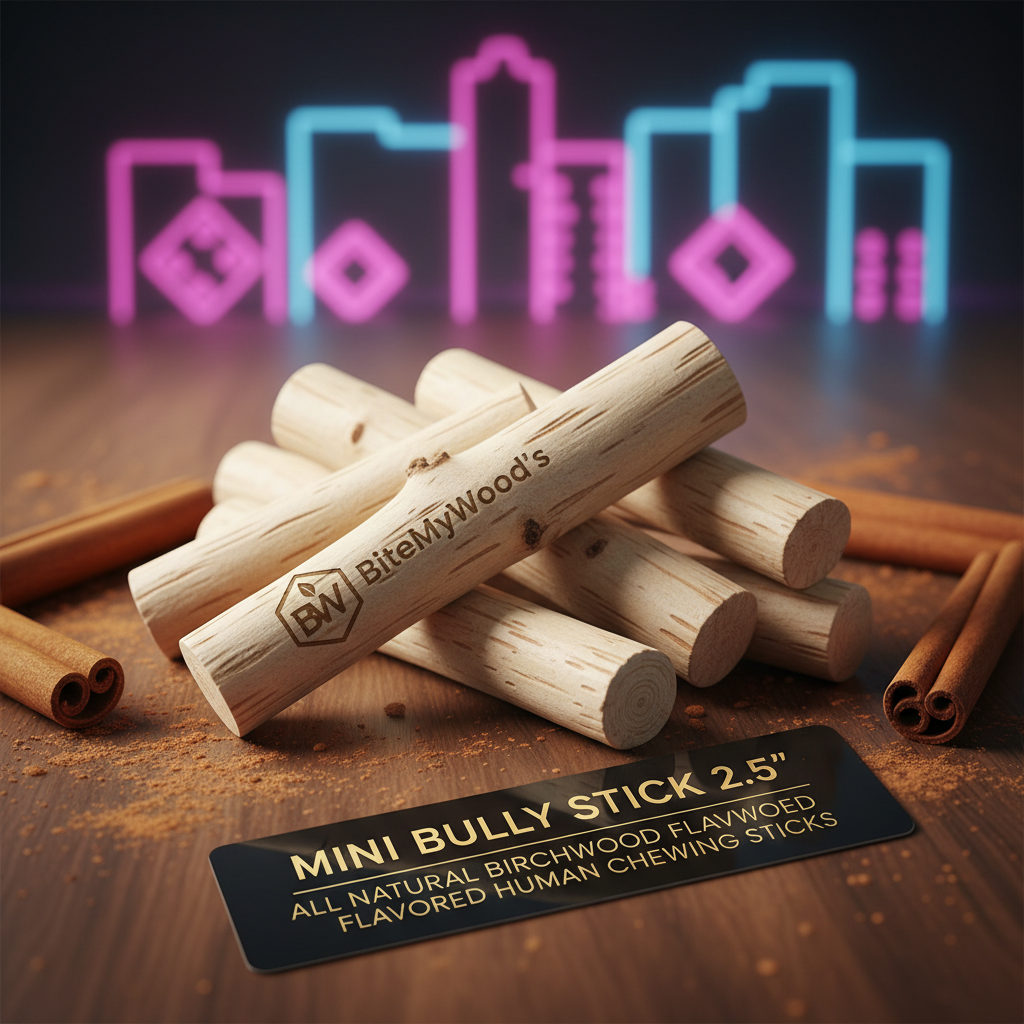 Vegas-crafted Mini Bully Stick Chewing Sticks